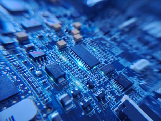 istock The macro photography of printed circuit board PCB 2034770707