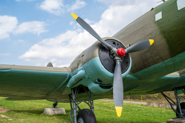 istock Engine of the Soviet military aircraft Lisunov Li-2. 2034770713