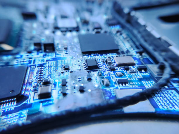 istock The macro photography of printed circuit board PCB 2034773981