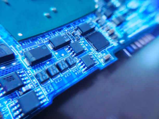 istock The macro photography of printed circuit board PCB 2034827088