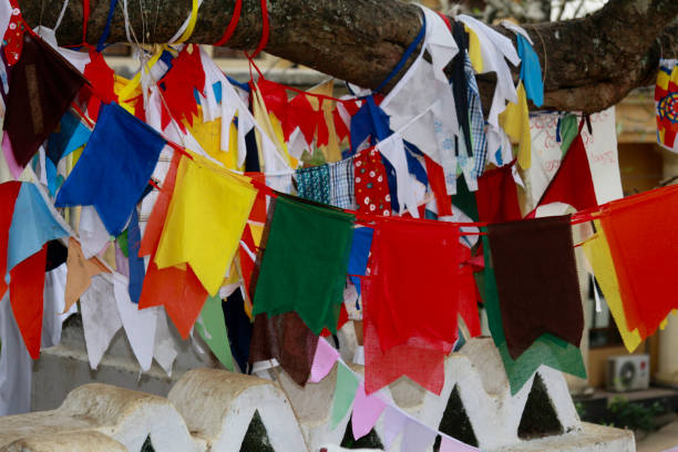 istock Buddhist Prayer Flags in Kandy, Sri Lanka 2034829232