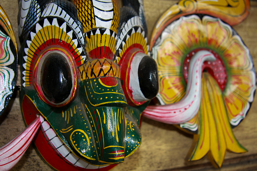 Traditional Sri Lankan Masks, Kandy, Sri Lanka
