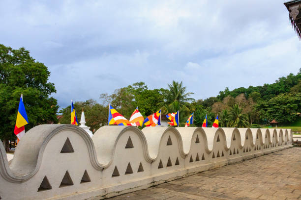 istock The Walakulu wall (White Cloud Wall) around the Kandy Lake 2034837896