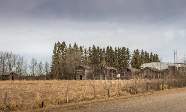istock Rustic out buildings dot the countryside Red Deer County Alberta Canada 2034908107