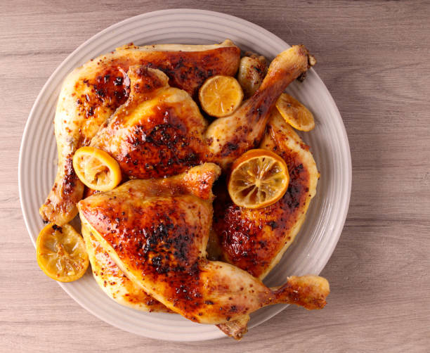 istock Lemon, honey and mustard chicken legs 2034995392