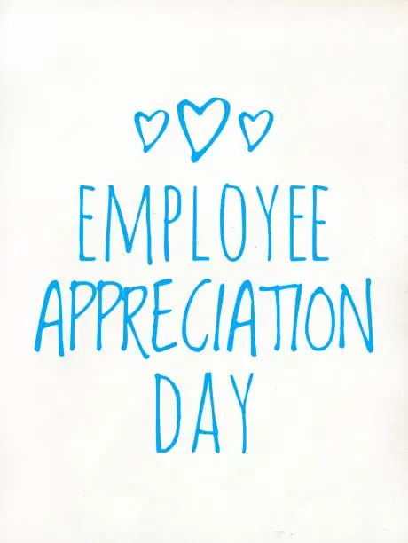 Vector illustration of Employee Appreciation Day concept. First Friday in March. Holiday concept. Template for background, banner, card, poster with text inscription. Vector illustration