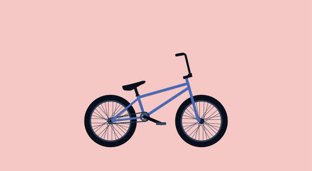 illustrazioni stock, clip art, cartoni animati e icone di tendenza di bmx bike - bmx