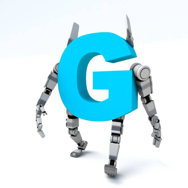istock 3D illustration of the letter G robot 2035074743