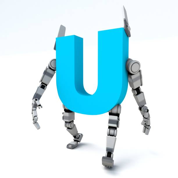 istock 3D illustration of the letter U robot 2035079618