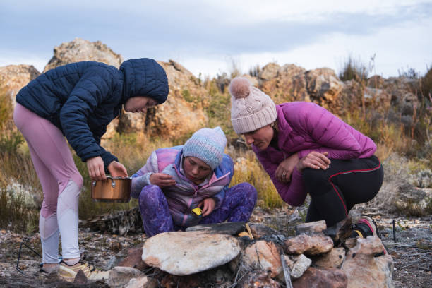 istock Fun outdoor camping adventures with mom 2035103440