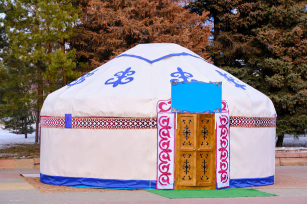 Yurt is portable frame dwelling Turkic and Mongolian nomads