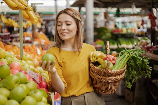 istock Choosing Apple at Food Market 2035139414
