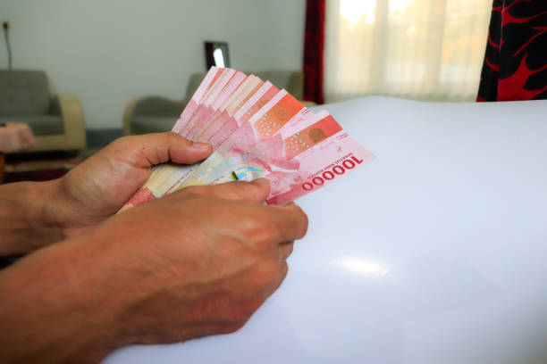 istock Indonesian rupiah banknotes stock photo 2035158710