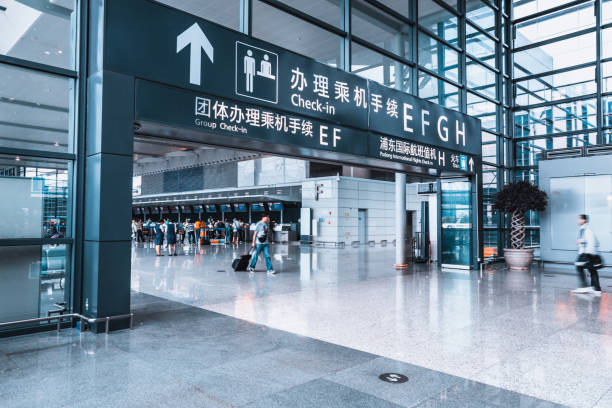 istock Shanghai airport Interior 2035263240