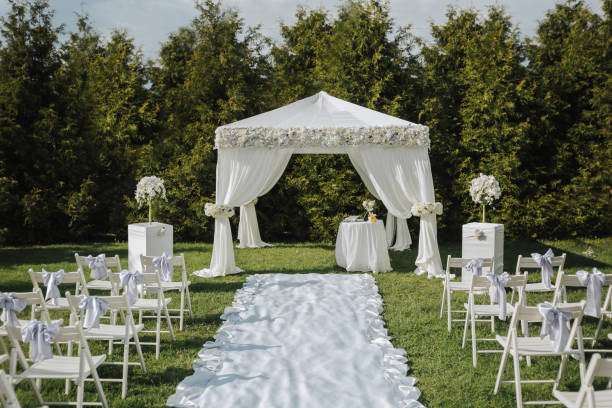 istock wedding ceremony in the garden. 2035271102