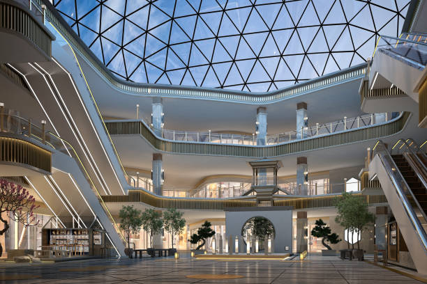 istock 3d render of shopping mall interior 2035352274