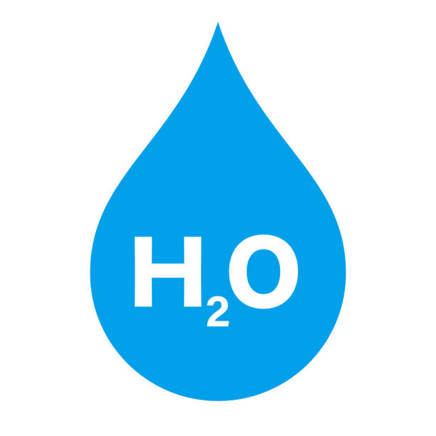 H2O icon. Water icon. Vector. H2O icon. Water icon. Editable vector. h20 molecules stock illustrations