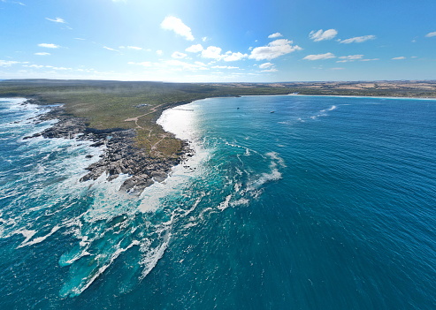 Coastal landscape of Australian continent