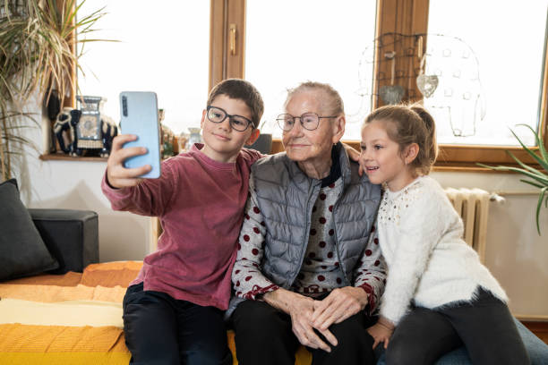 istock Taking selfie with great grandma 2035416096
