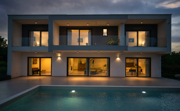 istock Exterior View Of Modern House 2035441336