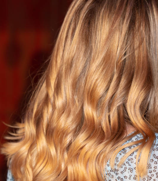 istock Close up hair background. Abstract hair texture 2035474279