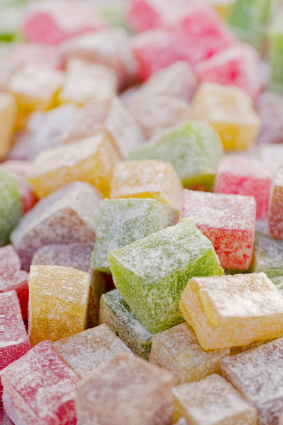 istock Rahat lokum, traditional Turkish dessert 2035475873