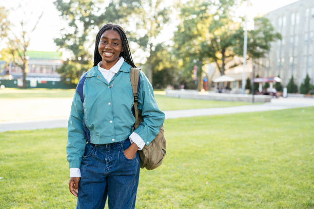 istock Portrait of African young student, looking at camera 2035476921