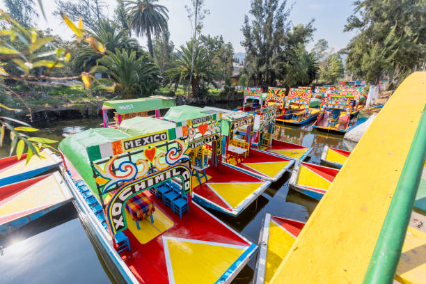 istock Trajineras at Xochimilco Lake 2035485367