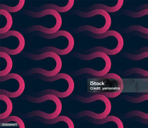 Smoothshapes Pattern Smooth Wavy Shapes Seamless Pattern Trend Vector Purple Noir Abstract ...
