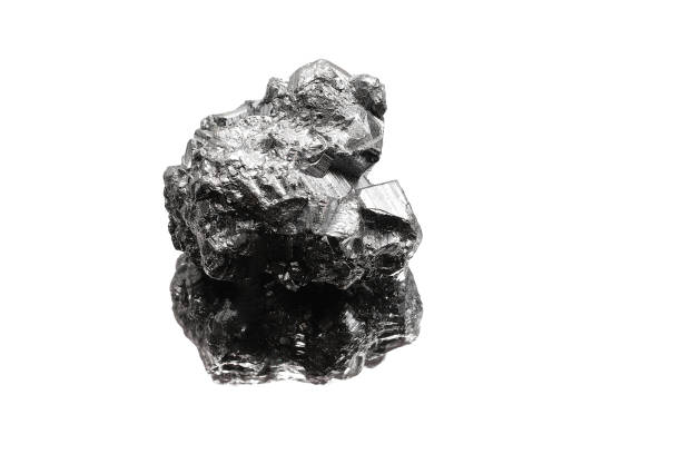 istock small gray shiny metallic nugget just found by searchers on white background 2035519875