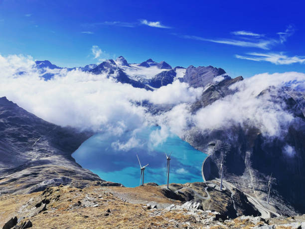 istock Hydroelectric and wind power energy production 2035527386