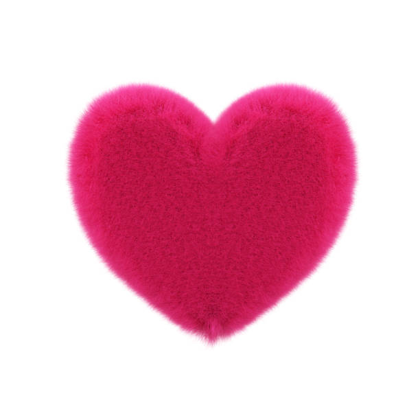istock 3d fluffy fuzzy valentines heart object 2035557757