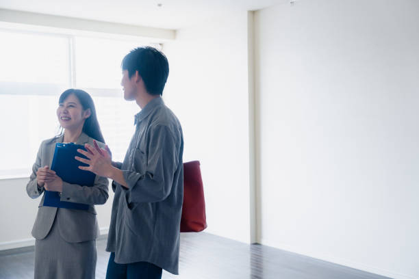 istock Young man previewing a rental house 2035567834