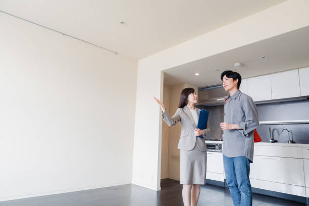 istock Young man previewing a rental house 2035567836