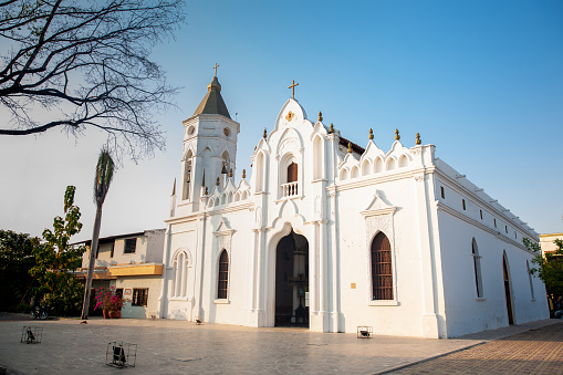 St Josephs Church, Architectural Heritage of Colombia and the place where the Colombian Literature Nobel Prize Gabriel Garcia Marquez was baptized in his birthplace, the small town of Aracataca