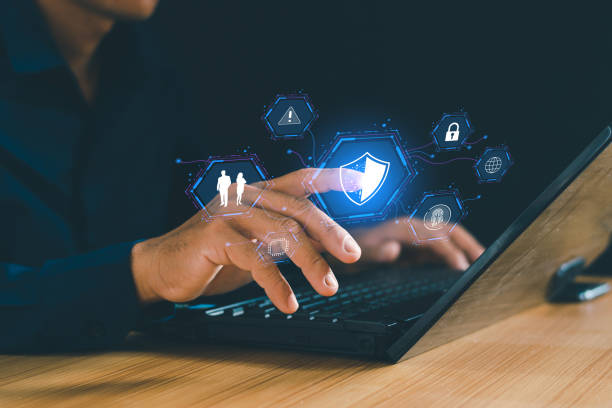 istock The concept of finger icon locking network security and privacy protection information 2035593287