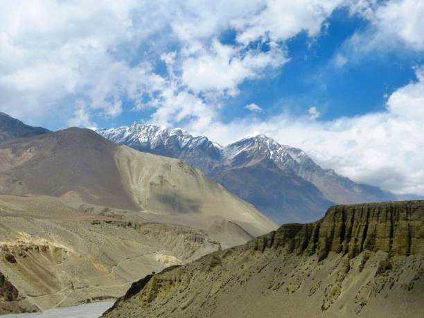 istock Landscape in the Himalayas, Himalayan mountains range in the Nepal Mustang district Kal Gandaki Annapurna conservation zone. 2035668687