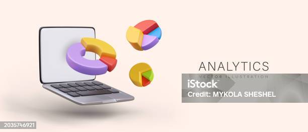 Analytics Concept Collection Of Statistical Data Analysis Visualization ...