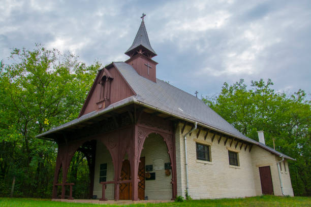 istock Back-chapel in Asotthalom in Autumn 2035854590