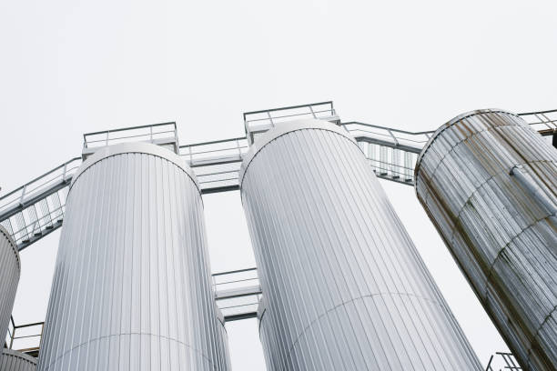 istock Silo, containers or tanks for malt storage at the brewery 2035859936