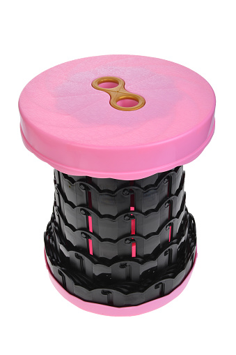 The Pink Portable Telescopic Camping Stool