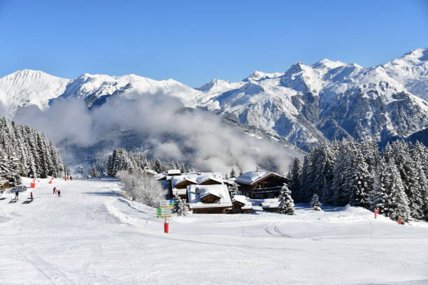 istock Courchevel ski resort view by winter 2035920936