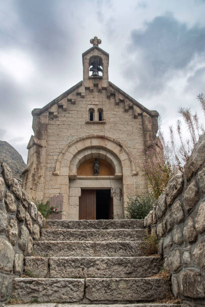 istock Mountain chapel in the mountains 2035941744