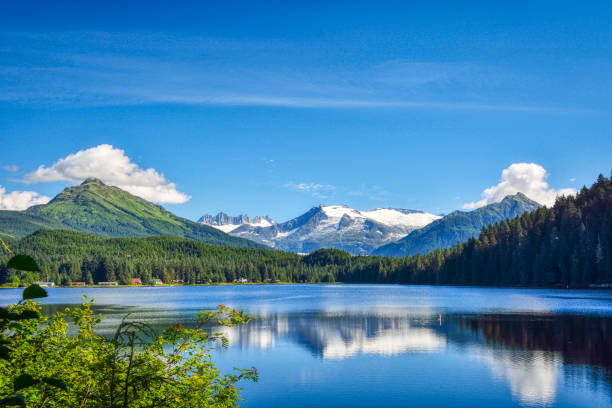 istock Auke Lake Alaska - Clouds and Mirror 2036061930