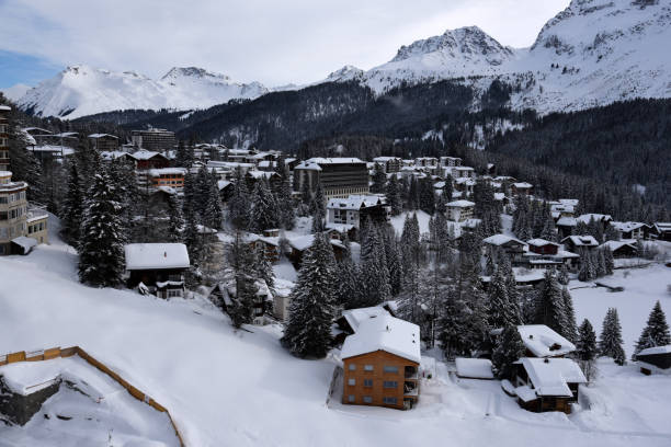 istock Arosa panorama in winter 2036142079