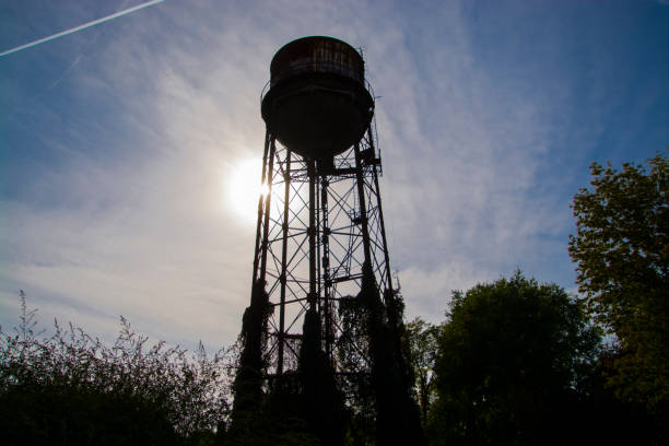 istock Old abandoned railway water tank in Szeged 2036210893