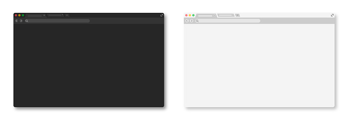 Web Browser Window Interface Browser Window Template Empty Web Page ...