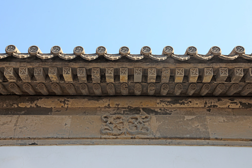 Ancient eaves architectural landscape, Beijing