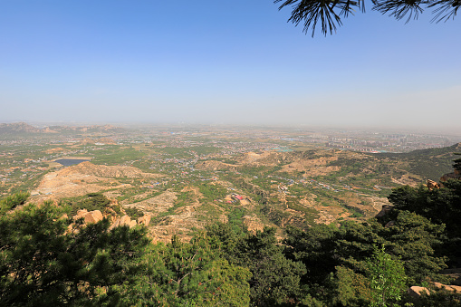 Wufeng mountain natural scenery, Changli County, Hebei Province, China