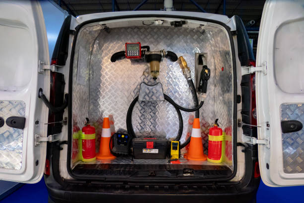 istock Mobile gas station based on a passenger car. 2036403170